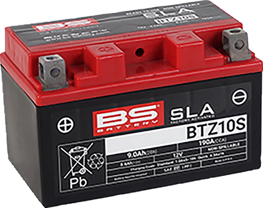BS BATTERY BTZ10S AGM Underhållsfritt Batteri bild 1 PMMEDIA:1324665c8f80f130