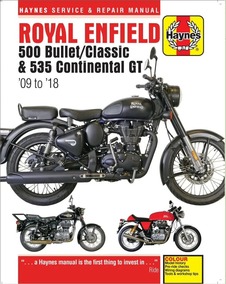 HAYNES Service Manual för ROYAL ENFIELD 500/535 09- bild 1 PMMEDIA:f7372da3ea54733d