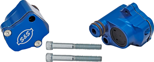 S&S CYCLE Billet Head Breather blå anodiserad M8 2017-2024 bild 1 PMMEDIA:1bb70457ac9ee98e