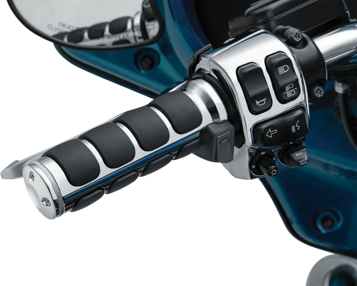 KURYAKYN Heated ISO® Grepp för 1" styren - Krom bild 3 PMMEDIA:45cc602d0d31cc8f