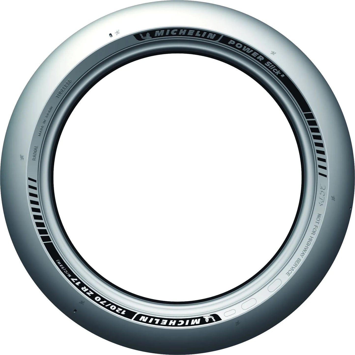 MICHELIN Power Slick 2 120/70 ZR 17 Framdäck bild 2 PMMEDIA:5b4e6cdc4aba174f