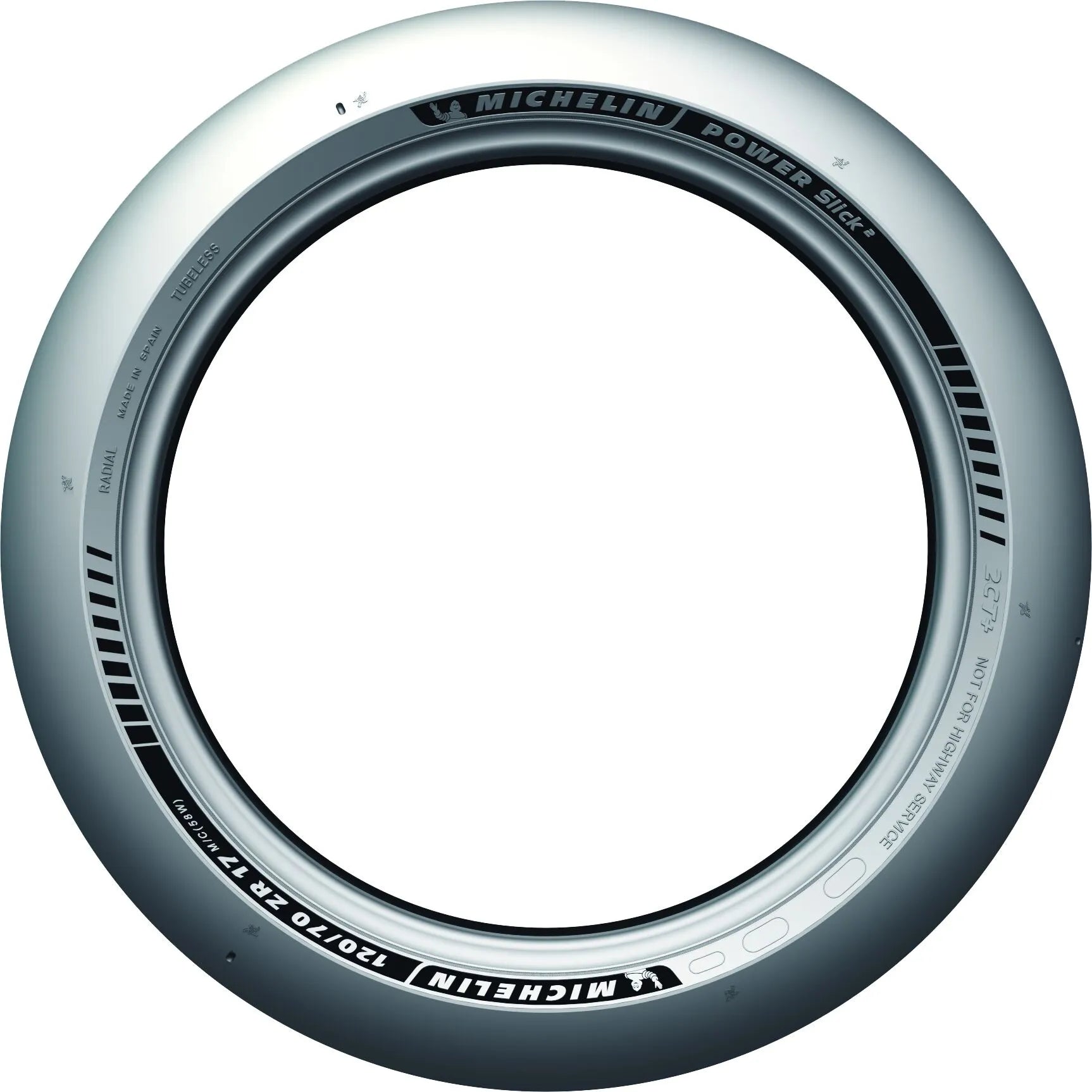 MICHELIN Power Slick 2 120/70 ZR 17 Framdäck bild 2 PMMEDIA:5b4e6cdc4aba174f