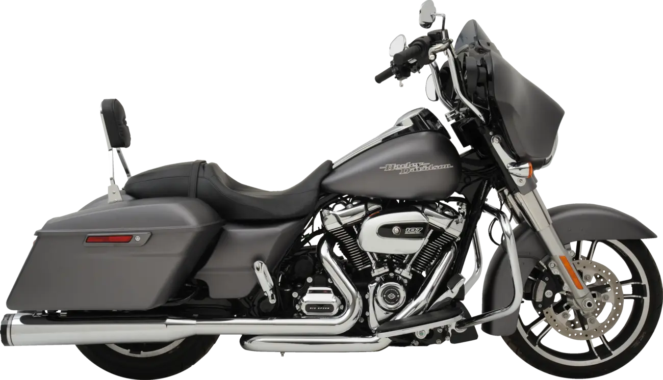 Khrome Werks 2-into-1-into-2 Dominator-SR Exhaust System Kompletta avgassystem Harley bild 2 PMMEDIA:263c983e97df464d