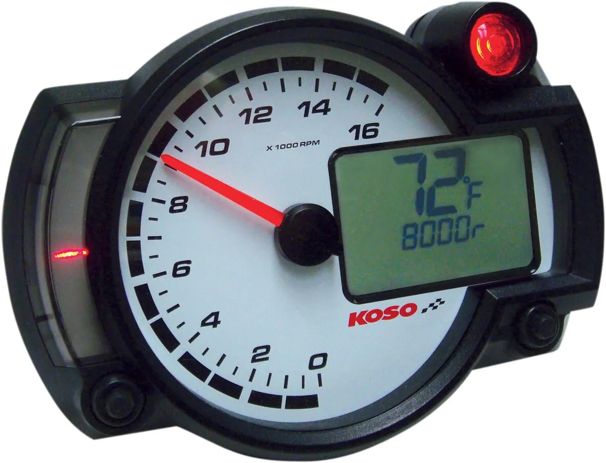 Koso North America RX2-NR GP-Style Race Tachometer Varvräknare bild 1 PMMEDIA:3fec1f351c0b6f53