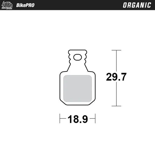 MOTO-MASTER Organiska Bromsbelägg bild 1 PMMEDIA:7415ff5e4e09d0a8
