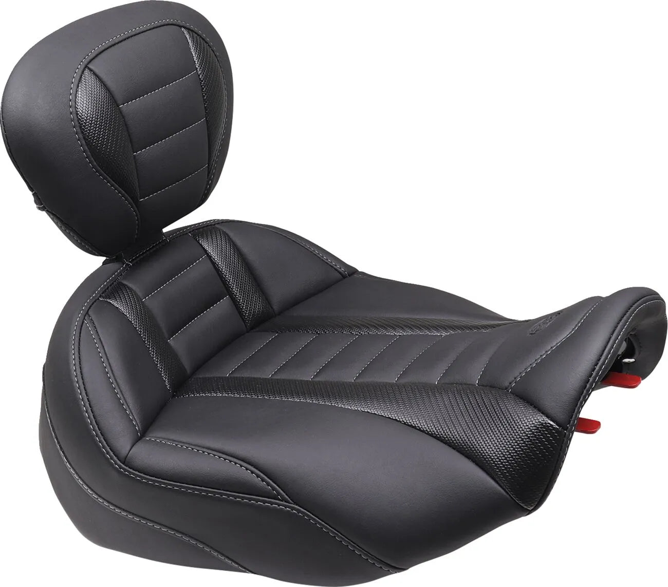 Mustang Deluxe Touring Solo Seat Sadlar Harley Touring bild 4 PMMEDIA:0d489f592d9a687b