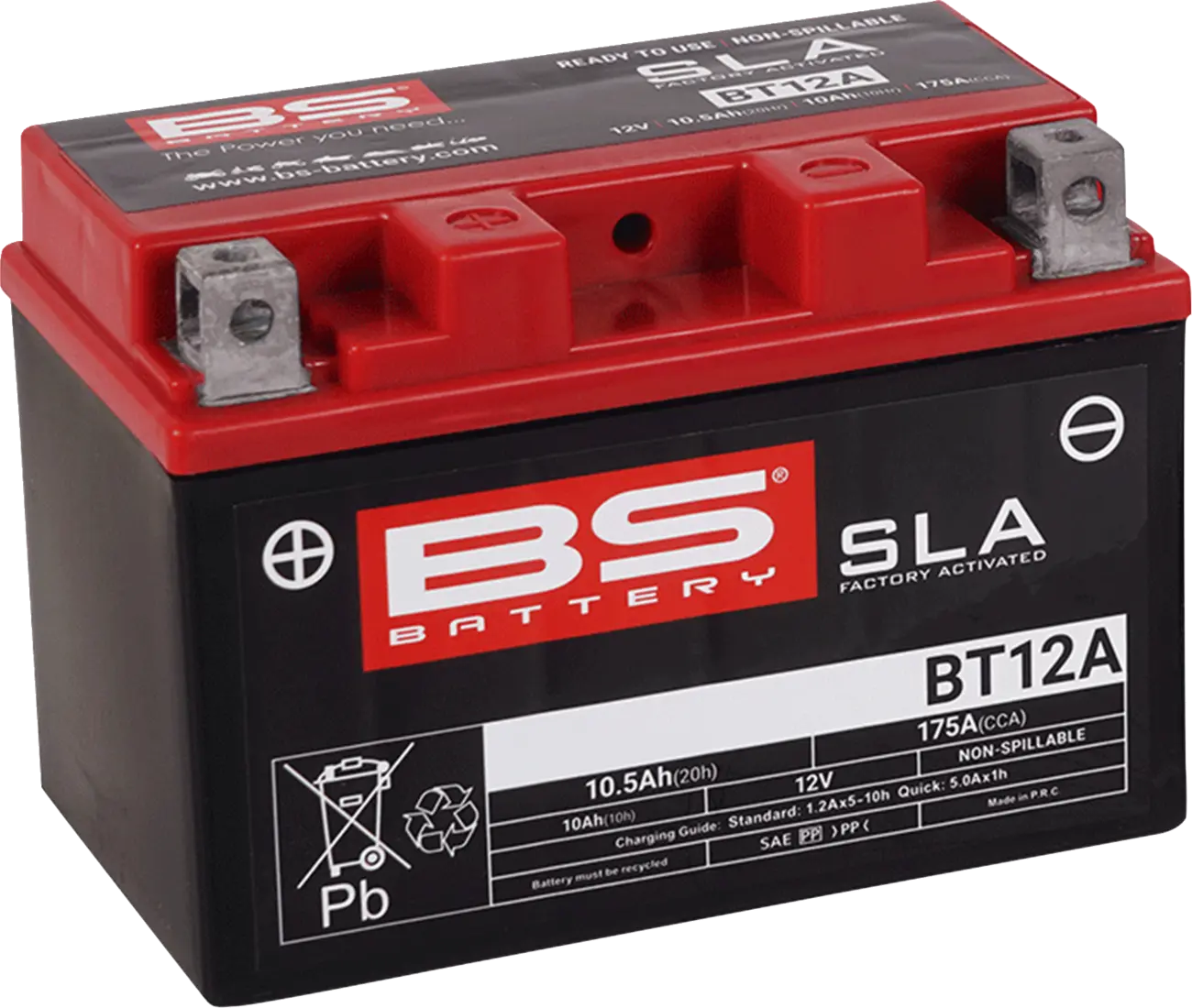 BS BATTERY BT12A AGM Underhållsfritt Batteri bild 1 PMMEDIA:359c026b323c181a