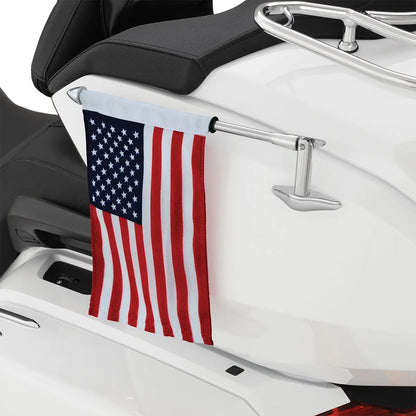 SHOW CHROME Fällbar Flagga med USA-flagga GL1800 18" bild 4 PMMEDIA:8ed9ea7d4520bede