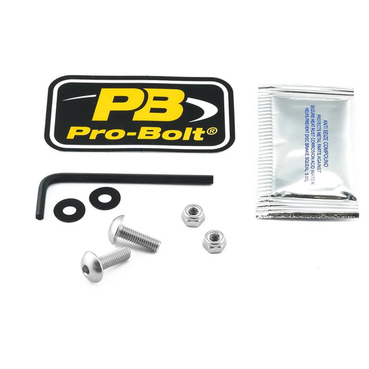 PRO BOLT Aluminium Bultkit för Nummerplåt Silver bild 1 PMMEDIA:457397c7a3ac2088