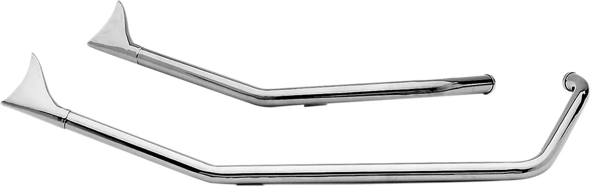 PAUGHCO 1-3/4" Upsweep Fishtail Drag Pipes bild 2 PMMEDIA:28649a319a1bc1c8