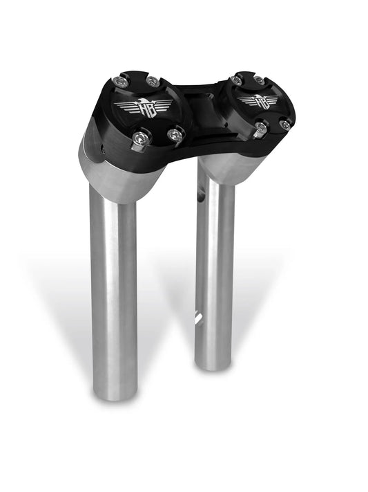 HEINZ BIKES Clubstyle Pullback Riser 6" Silver/Svart 1-1/4" bild 1 PMMEDIA:e8483f70011d588c
