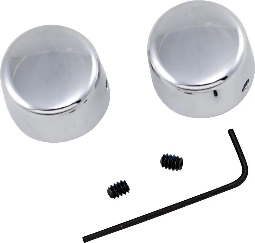 DRAG SPECIALTIES Chromade kåpor till riser-bultar bild 1 PMMEDIA:b24ed7a0bd6f4a06