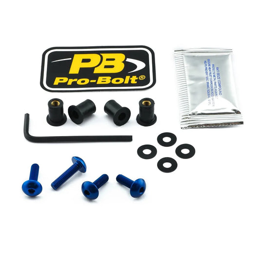 PRO BOLT Aluminium Skruvkit för Skärm Blå bild 1 PMMEDIA:d4c7ad9551ffc3ba
