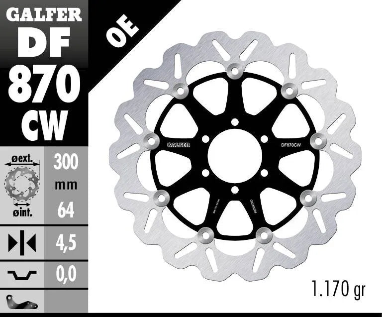 GALFER Bromsskiva Floating Wave bild 2 PMMEDIA:d6e8b9d8e8a87ea3