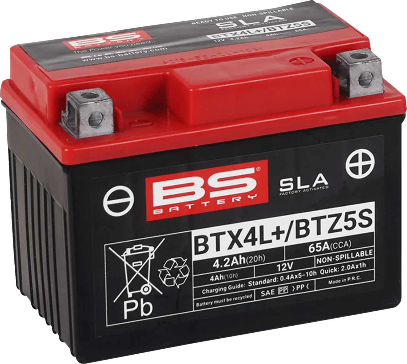 BS BATTERY BTX4L/BTZ5S AGM Underhållsfri Batteri 12V bild 1 PMMEDIA:ac04c59694cee85b