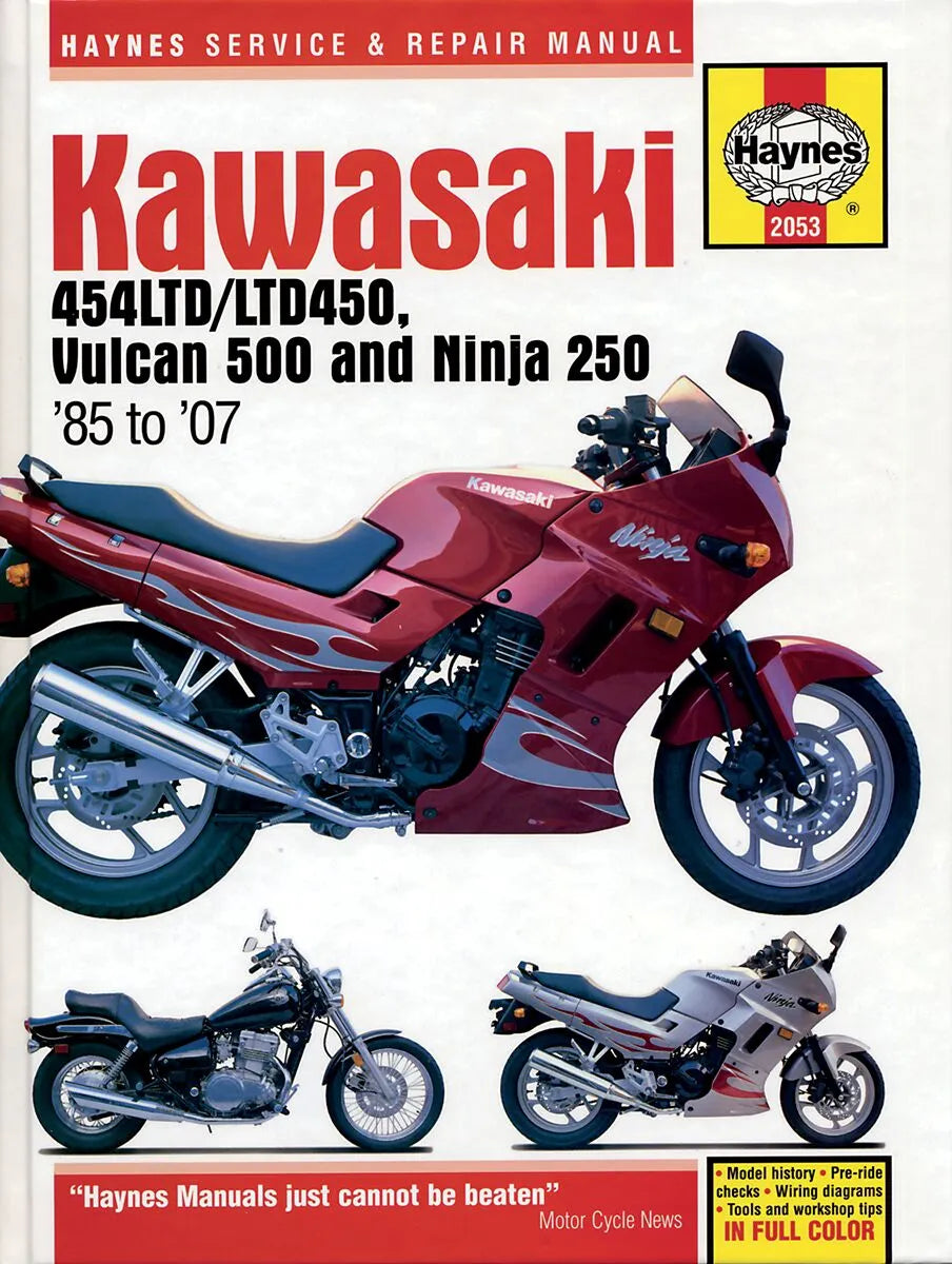HAYNES Reparationsmanual för Kawasaki EN450/500 bild 1 PMMEDIA:d5fc62b39976913a