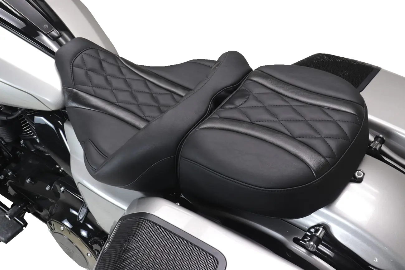 Mustang Deluxe Touring Seat Sadlar Harley Touring bild 11 PMMEDIA:ae777a94c25af73f