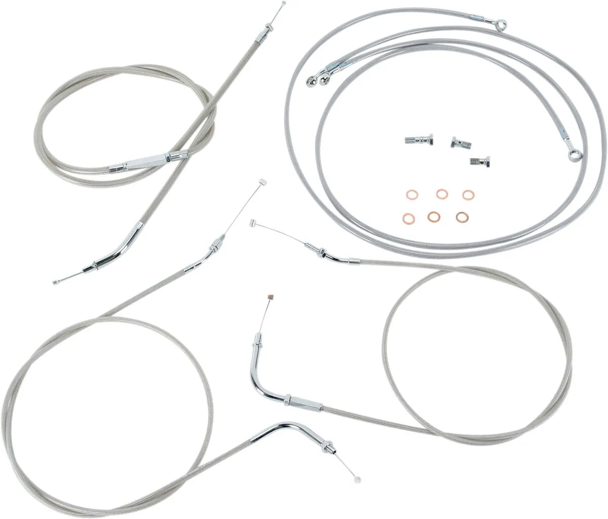 BARON Stainless Handlebar Cable/Line Kit 18" RDSTR99-07 bild 1 PMMEDIA:3770236e8d8476b1