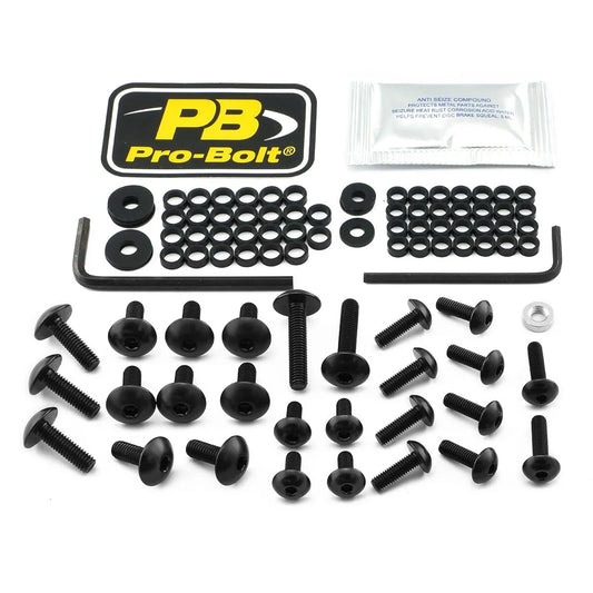 PRO BOLT Aluminium Fairing Bolt Kit för Kawasaki Svart bild 1 PMMEDIA:075829a7174989b4