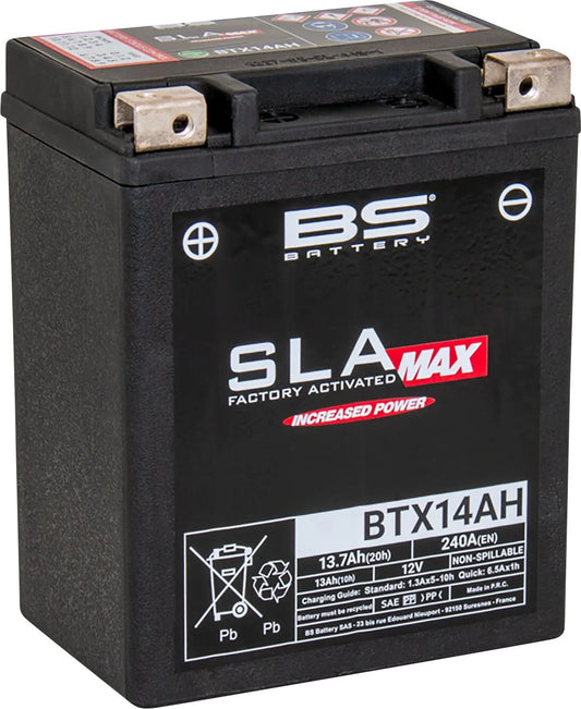 BS BATTERY BTX14AH SLA MAX AGM Underhållsfri Batteri bild 1 PMMEDIA:759b12d4f9455f0e