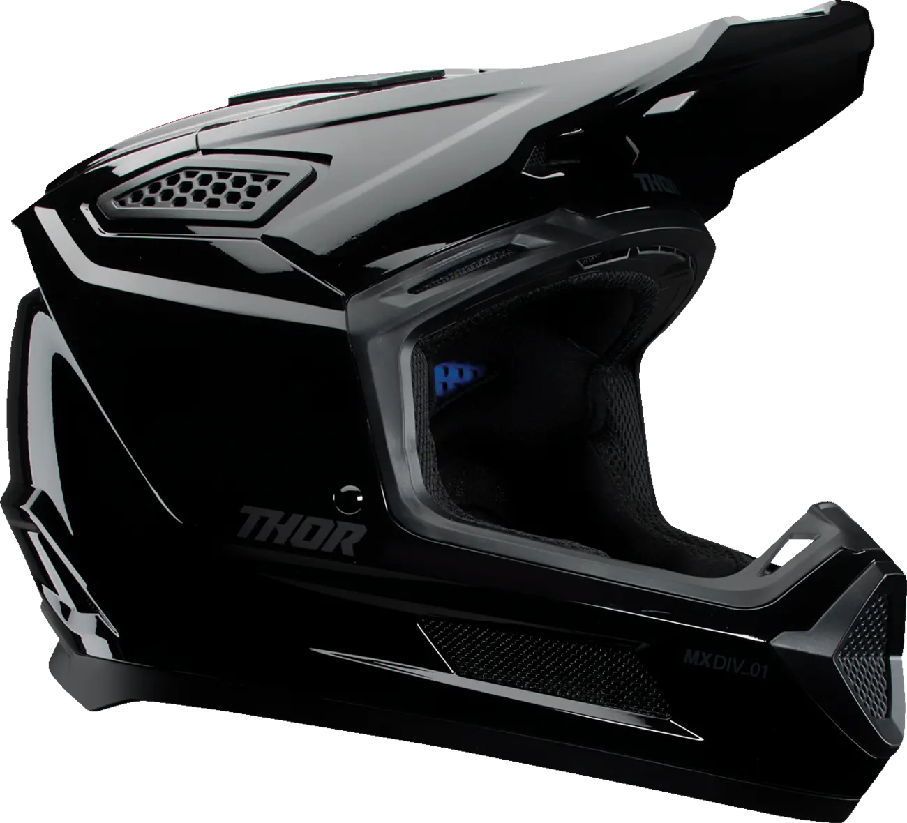 Thor Fleet Blackout Offroadhjälm integral vuxen bild 1 PMMEDIA:3d5ae7bd508ea58b