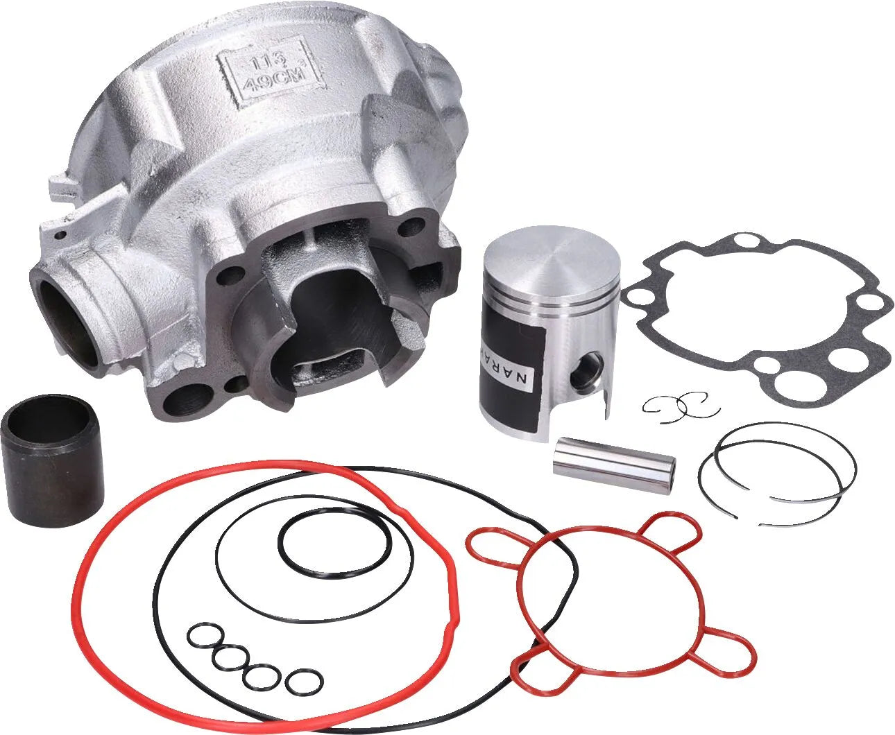 NARAKU Cylinder Kit V.2 50cc 25/28mm för Minarelli AM bild 1 PMMEDIA:b4a39b786f0822dd