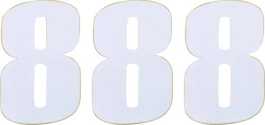 MOOSE OFFROAD HARD-PARTS Vinyl Race Numbers #8 Vit 4,5" bild 1 PMMEDIA:d4d32317fb5404f4