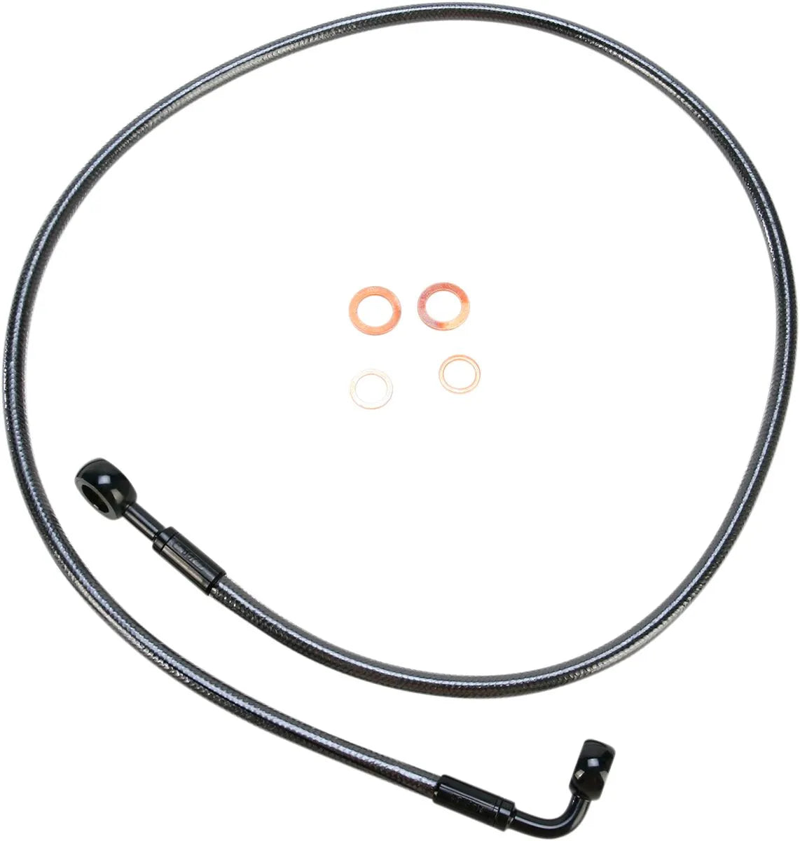 Magnum Shielding E-Z Align Braided Single Disc Front Brake Line Bromsslangar rostfritt stål bild 13 PMMEDIA:552755636fcee276