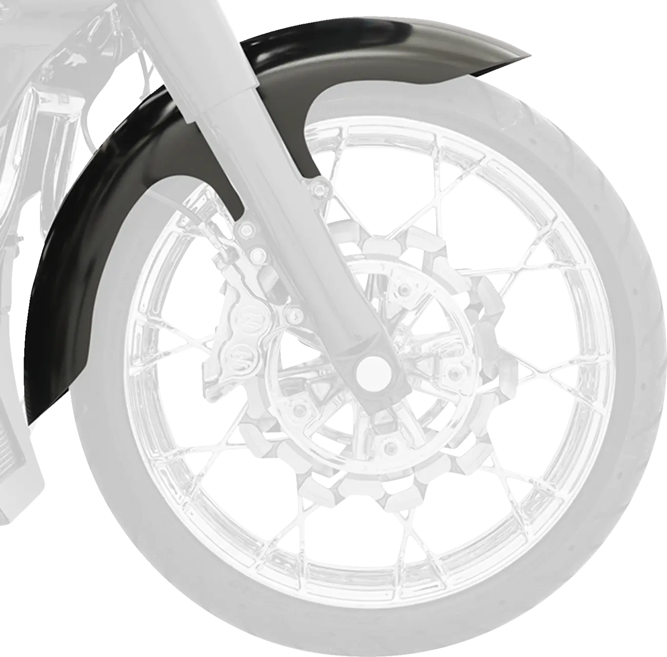 Klock Werks Tire Hugger Front Fender for Dresser Harley bild 9 PMMEDIA:a22356ed62d9f78a