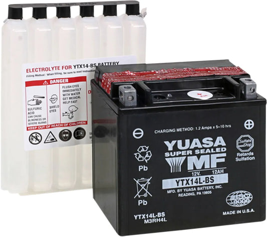 YUASA AGM Underhållsfri Batteri YTX14L-BS bild 1 PMMEDIA:356fa1830fae4a87