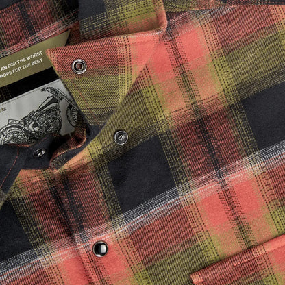 BILTWELL Hi Test Flanellskjorta Rust XS bild 9 PMMEDIA:3d1118eed6228867
