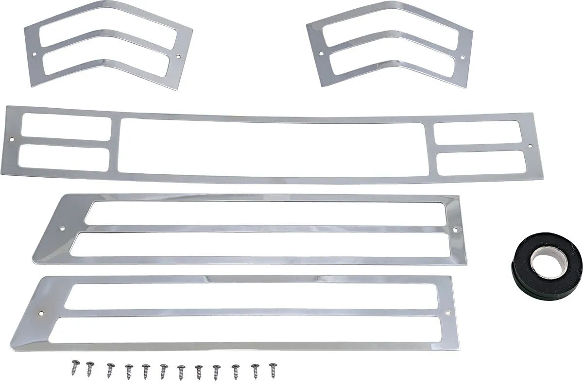 PARTS UNLIMITED Tourbox Light Grille Set krom bild 1 PMMEDIA:51853b76edb6f84f