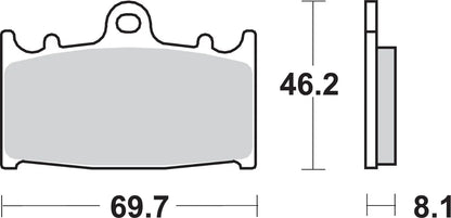 SBS DC Racing Dual Carbon Bromsbelägg bild 3 PMMEDIA:c5295d51bfe44eb7