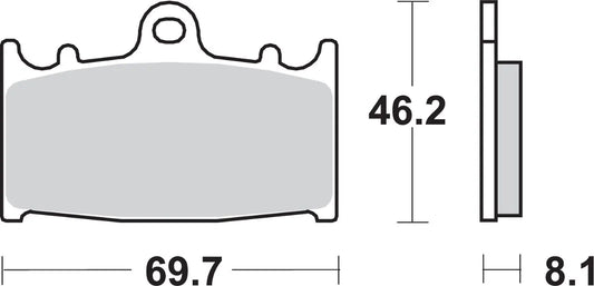 SBS DC Racing Dual Carbon Bromsbelägg bild 3 PMMEDIA:c5295d51bfe44eb7