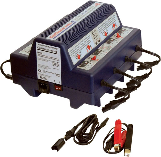 TECMATE OptiMate Pro 8 6V/12V Batteriladdare bild 1 PMMEDIA:e1f744ab8eb48ea4