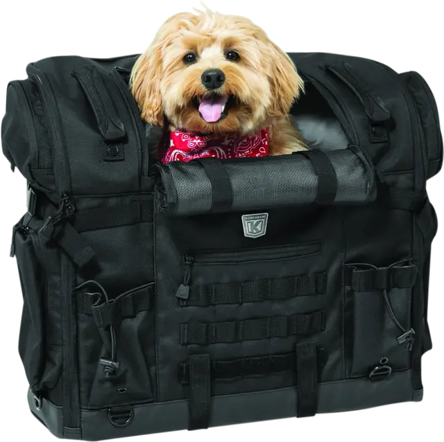 KURYAKYN Pet Palace Titan 78L Motorcykel Djurbärare - Svart bild 1 PMMEDIA:a49e440617bad27f