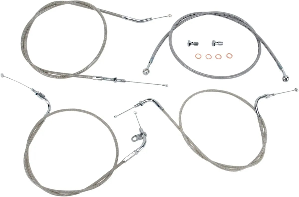 BARON Stålomspunnen Kabel- och Ledningskit för XVS650CL bild 1 PMMEDIA:a0650833ec3d8679