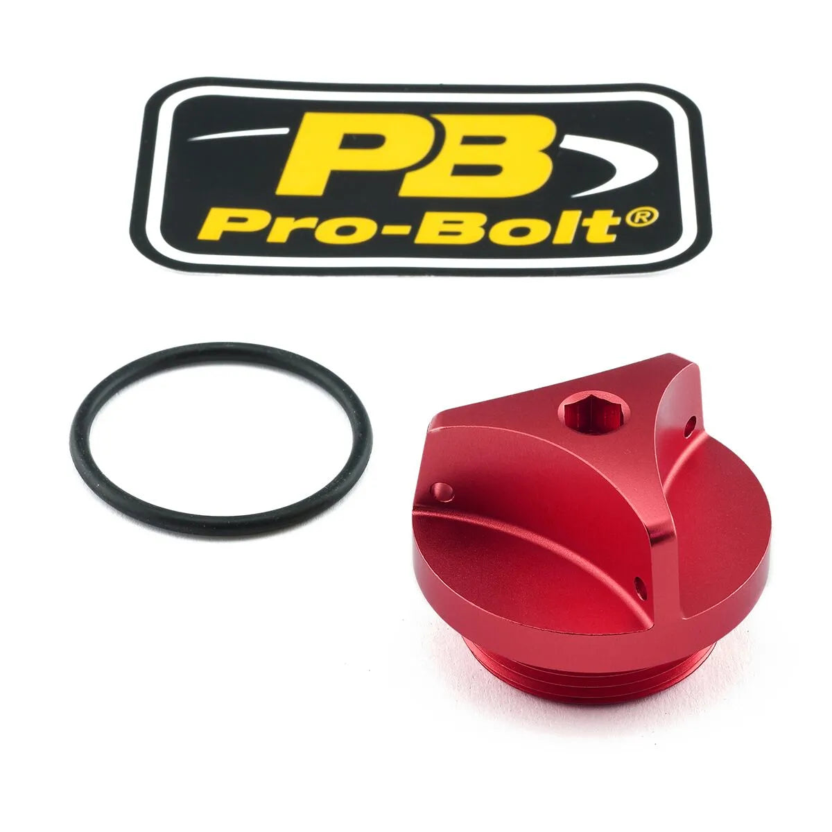PRO BOLT Aluminium Oljefyllningslock BMW Rött bild 1 PMMEDIA:b585aa67ef7575ff