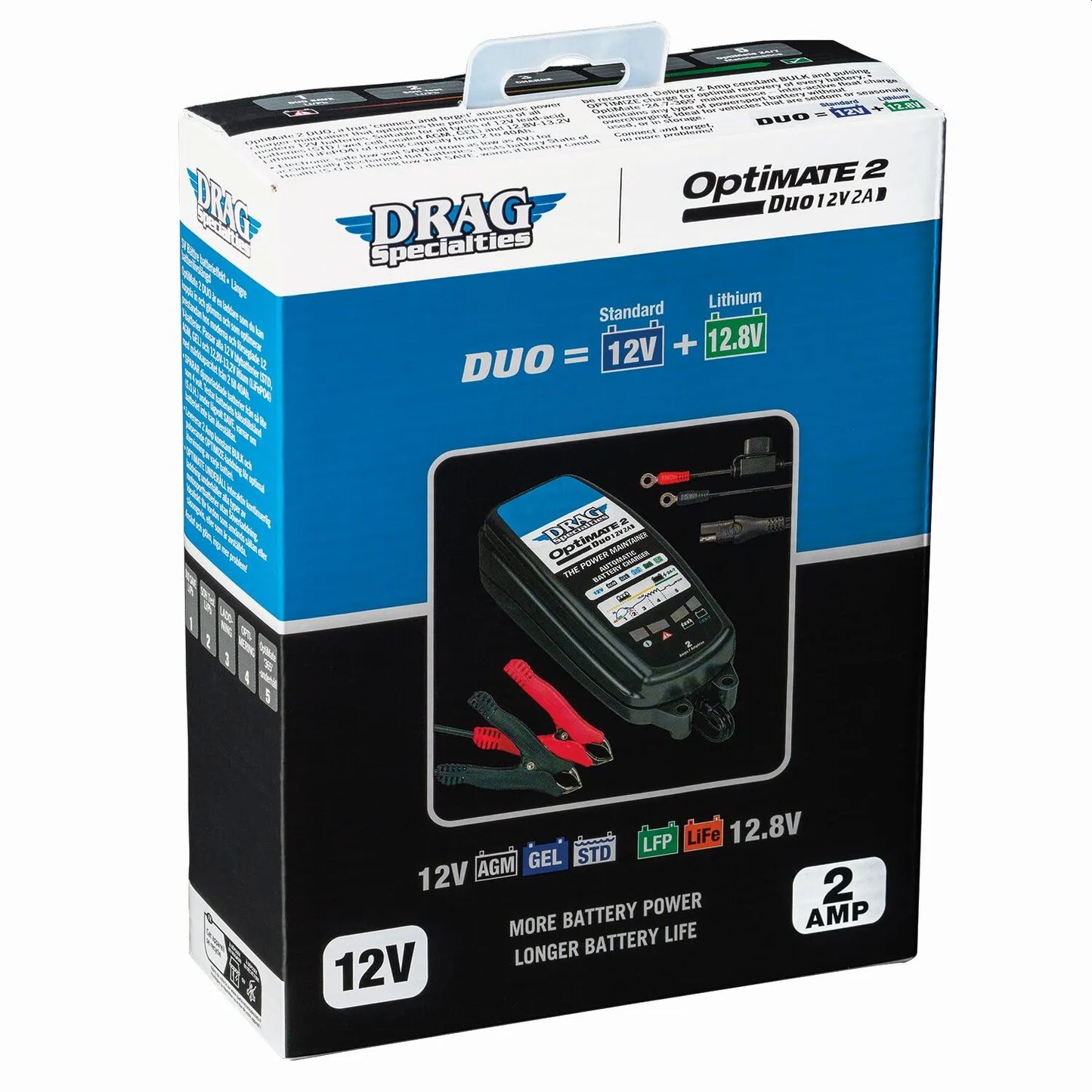 DRAG SPECIALTIES OPTIMATE 2 DUO EU Batteriladdare bild 3 PMMEDIA:90210dff5e5a7bb2