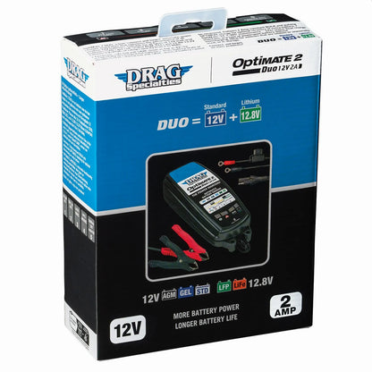 DRAG SPECIALTIES OPTIMATE 2 DUO EU Batteriladdare bild 3 PMMEDIA:90210dff5e5a7bb2