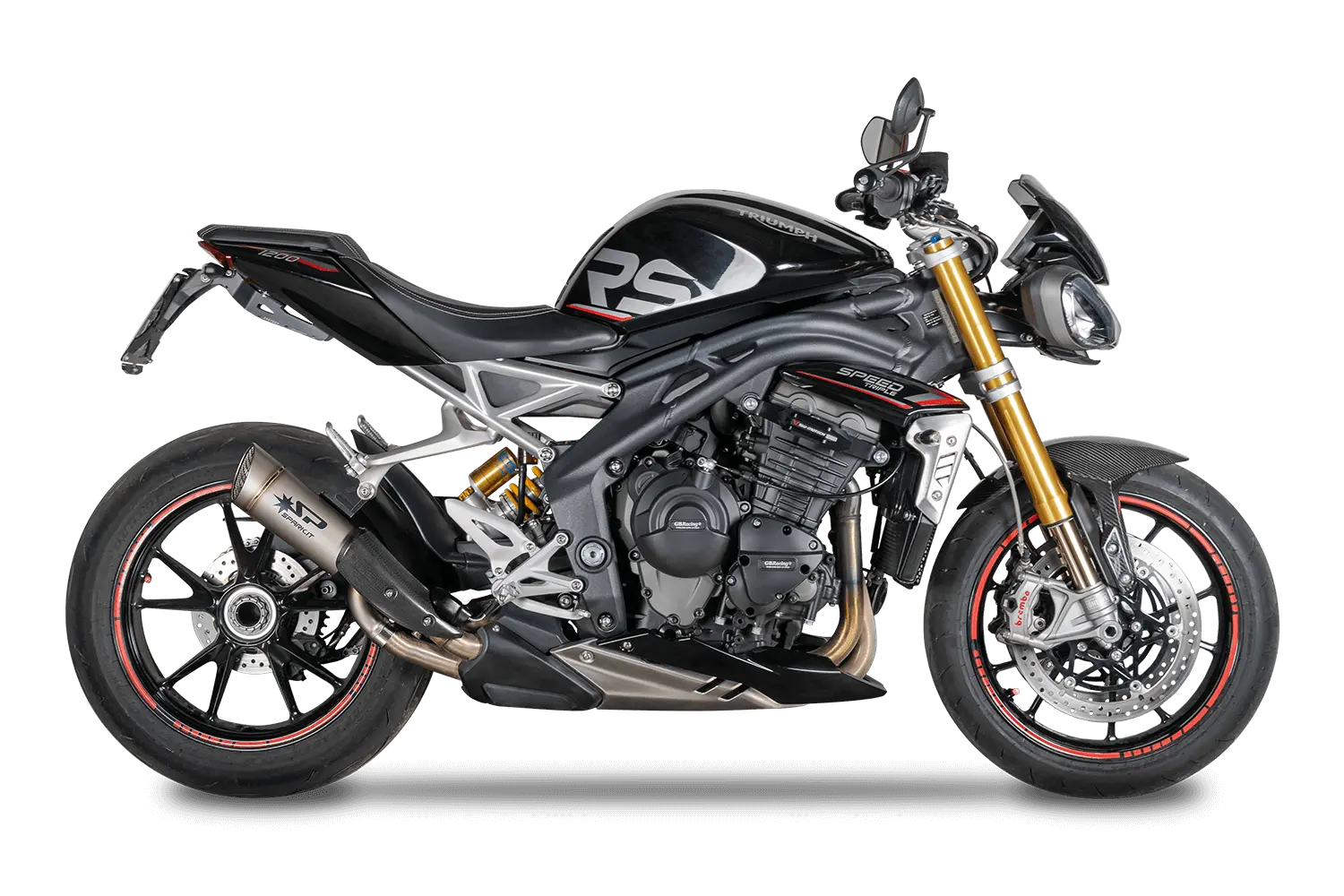 SPARK GRID-O Slip-On Ljuddämpare Titan Triumph SpeedTriple 1200 bild 5 PMMEDIA:d9adea8c9502cb23