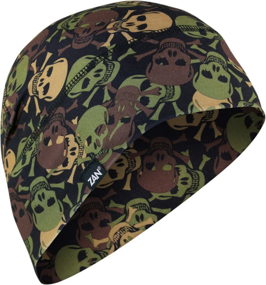 ZAN HEADGEAR SportFlex® Beanie med Allover Skull bild 1 PMMEDIA:75d0f01fc72f718a