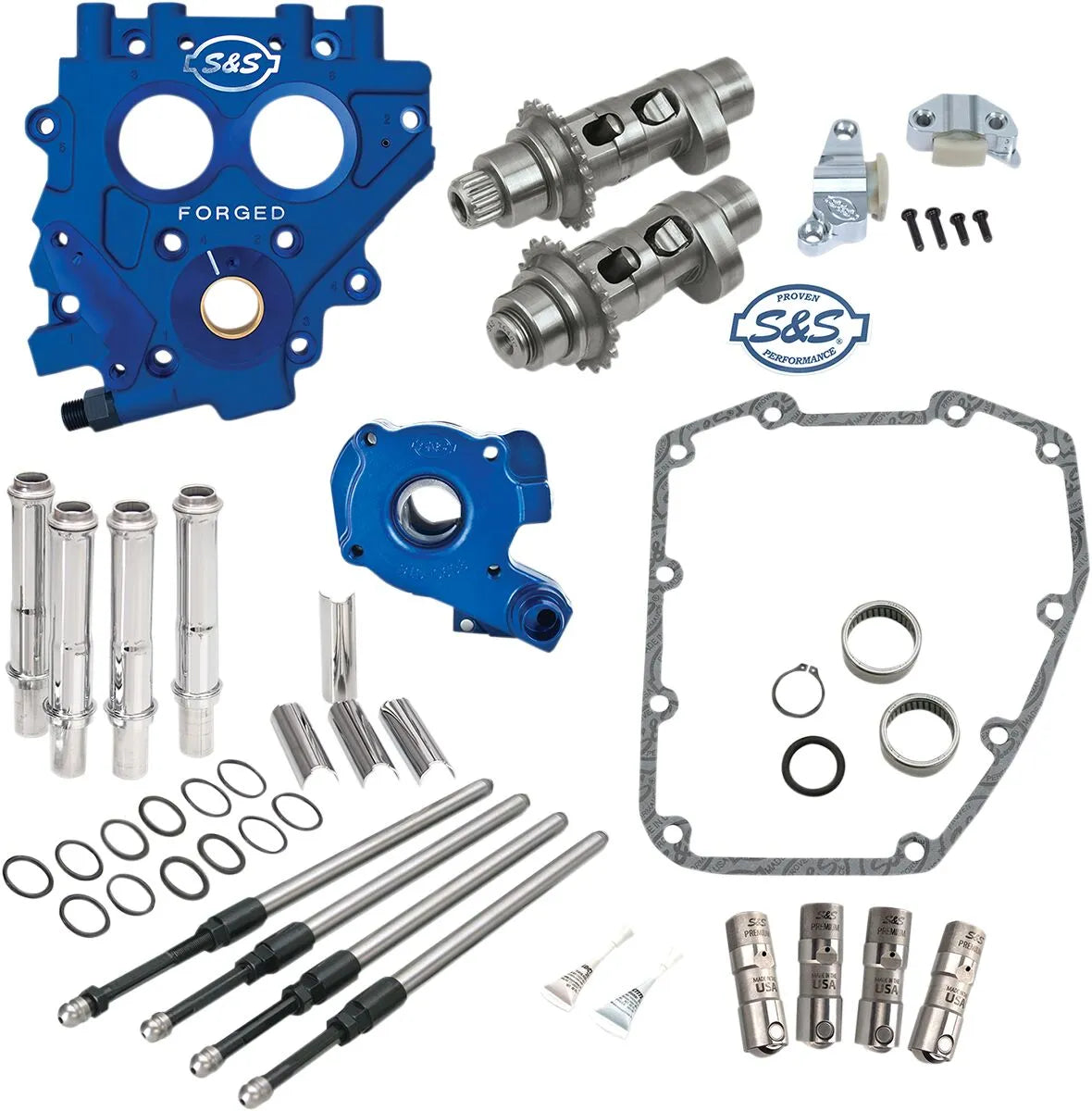 S&S CYCLE Chain Drive Cam Chest Kit 07-17 Twin Cam bild 1 PMMEDIA:9f4a365bf2f96554