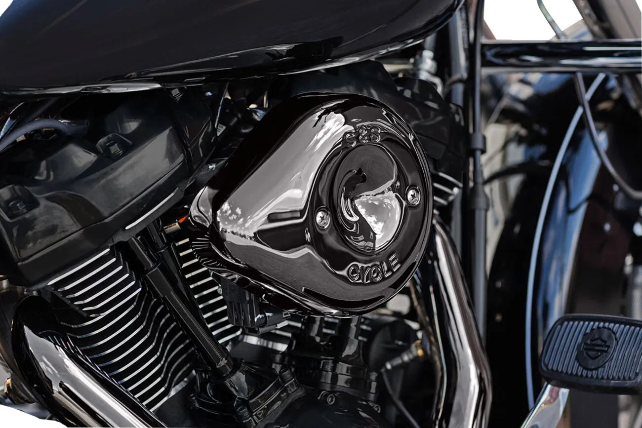 S&S CYCLE Stealth Teardrop Luftfilterkåpa Lava Chrome M8 2017-2023 bild 2 PMMEDIA:206dcecf8c1c60e8
