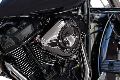 S&S CYCLE Stealth Teardrop Luftfilterkåpa Lava Chrome M8 2017-2023 bild 2 PMMEDIA:206dcecf8c1c60e8