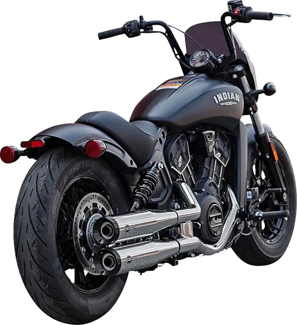S S Cycle Grand National Slip-On Mufflers Ljuddämpare Street bild 8 PMMEDIA:49e99bb7ddf0801b
