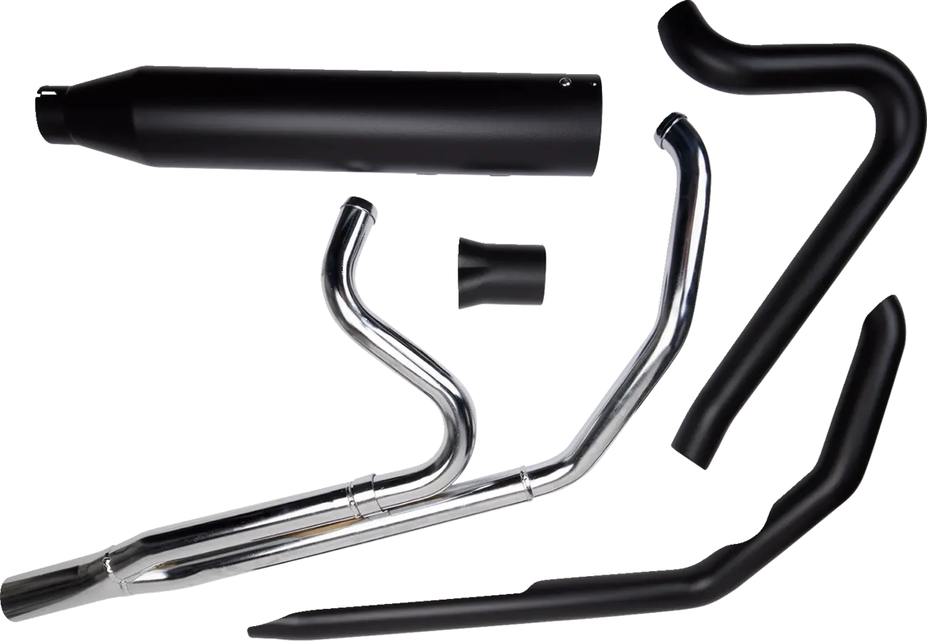 KHROME WERKS Outlaw-SR 2-into-1 Avgassystem svart bild 1 PMMEDIA:9ddd1f958f2bef2a