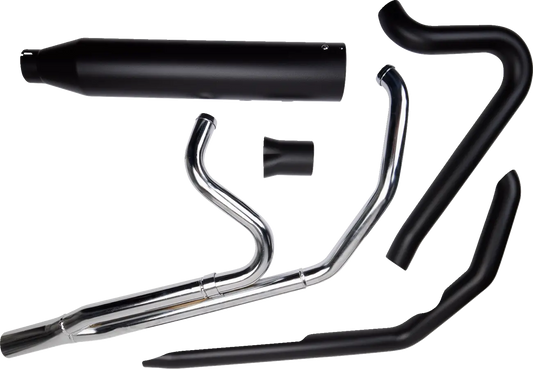 KHROME WERKS Outlaw-SR 2-into-1 Avgassystem svart bild 1 PMMEDIA:9ddd1f958f2bef2a