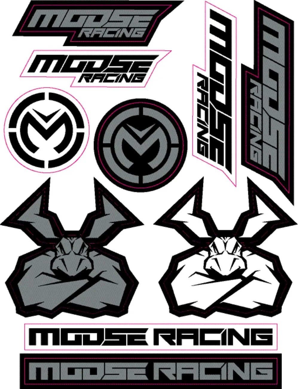 MOOSE OFFROAD SOFT-GOODS S2 Dekal svart/silver bild 2 PMMEDIA:ad68ba4bbe6a35d1