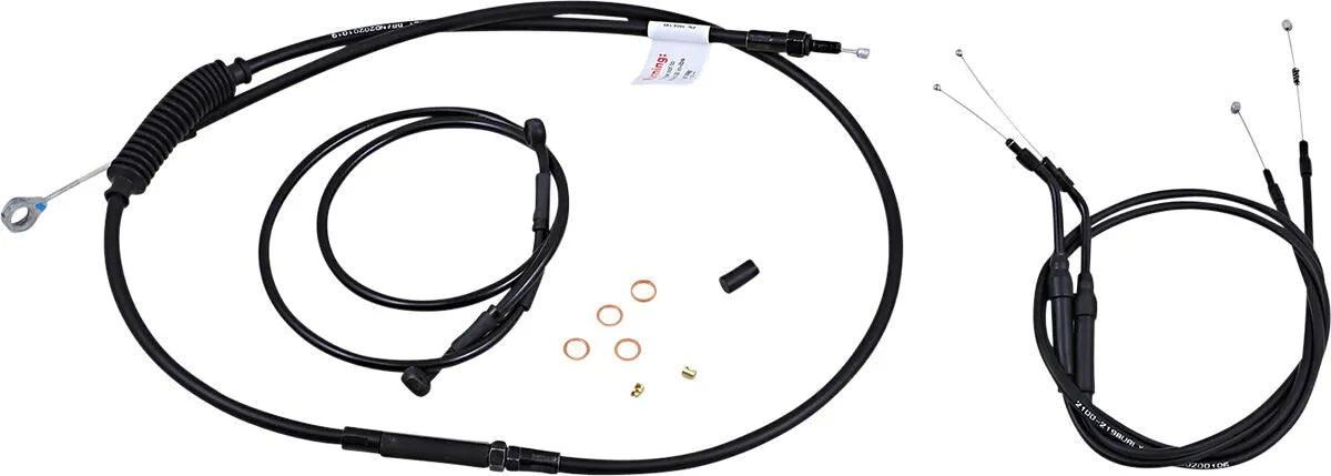 BURLY BRAND Jail Bar Kabelkit 10" för 04-06 XL bild 3 PMMEDIA:09fc3c0d569055ee